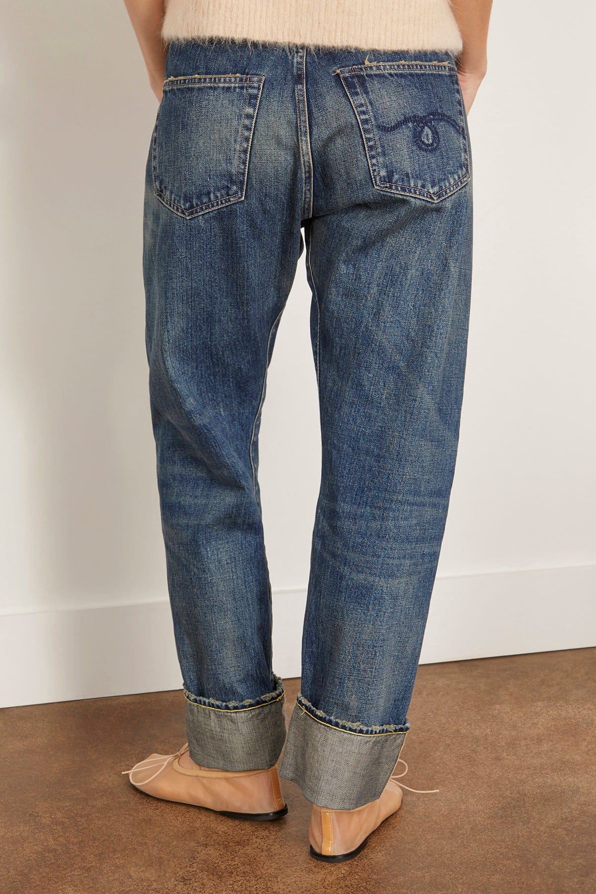 Cuffed Crossover in Adelaide Selvedge Blue - 4
