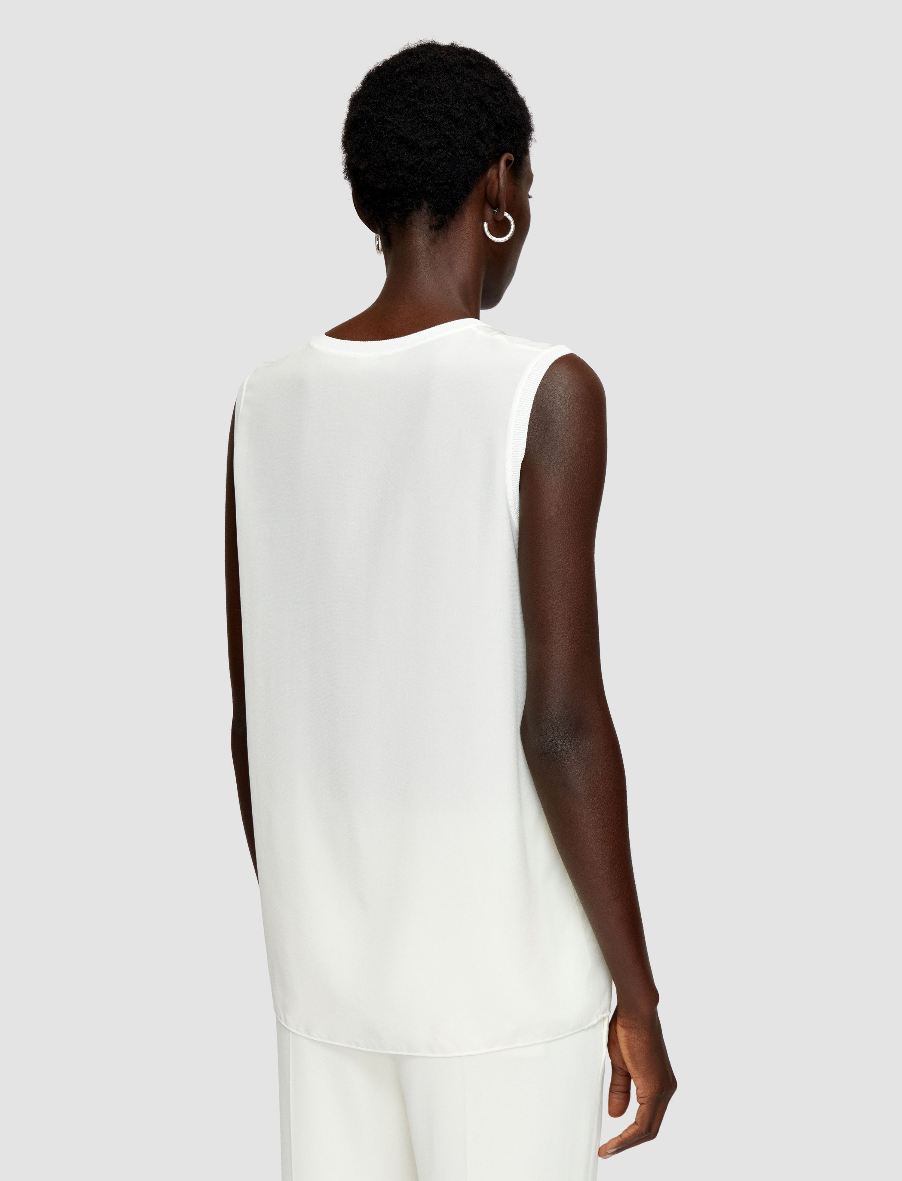 Silk Crepe de Soie Bley Blouse - 4