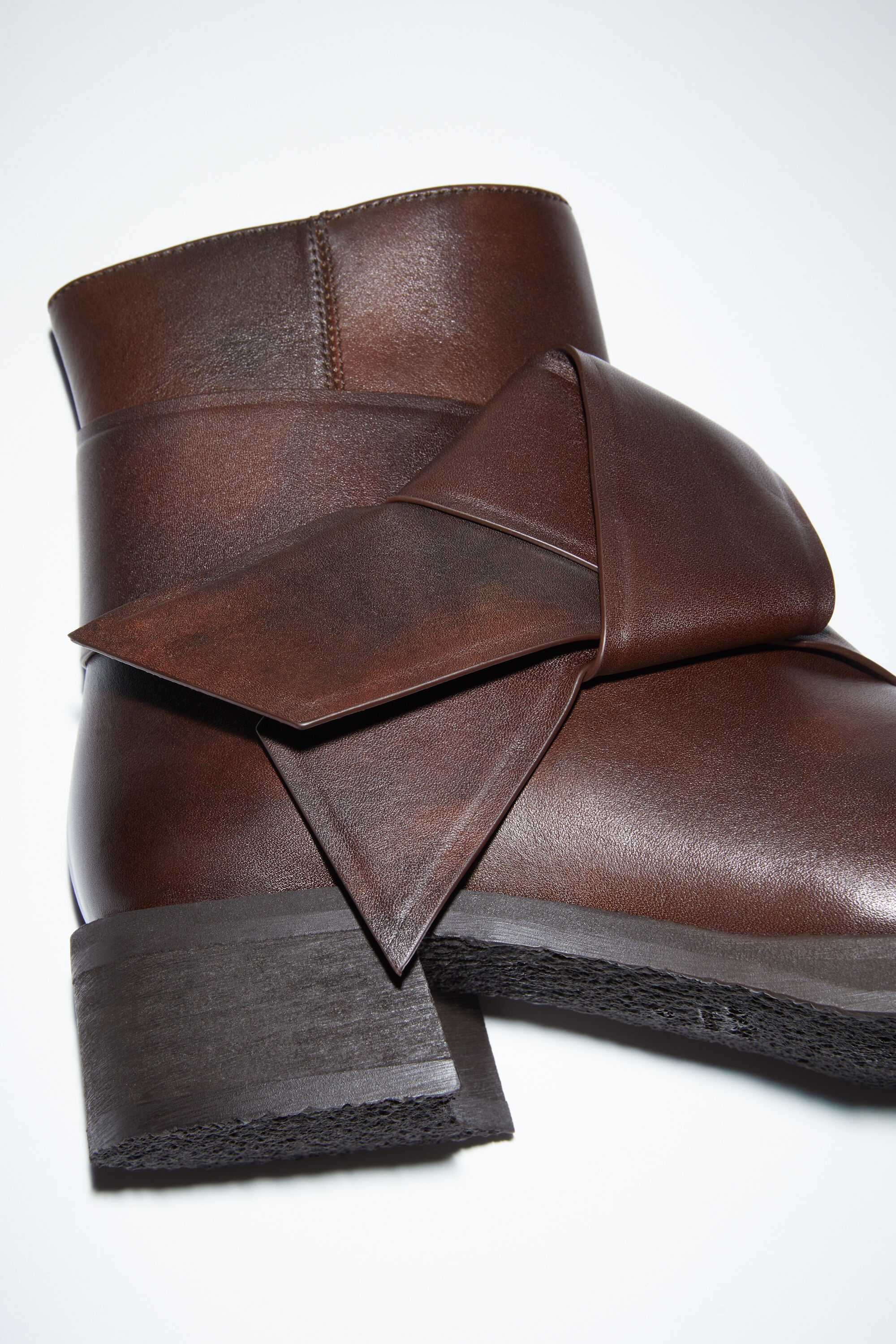 Musubi ankle boot - Dark brown - 5