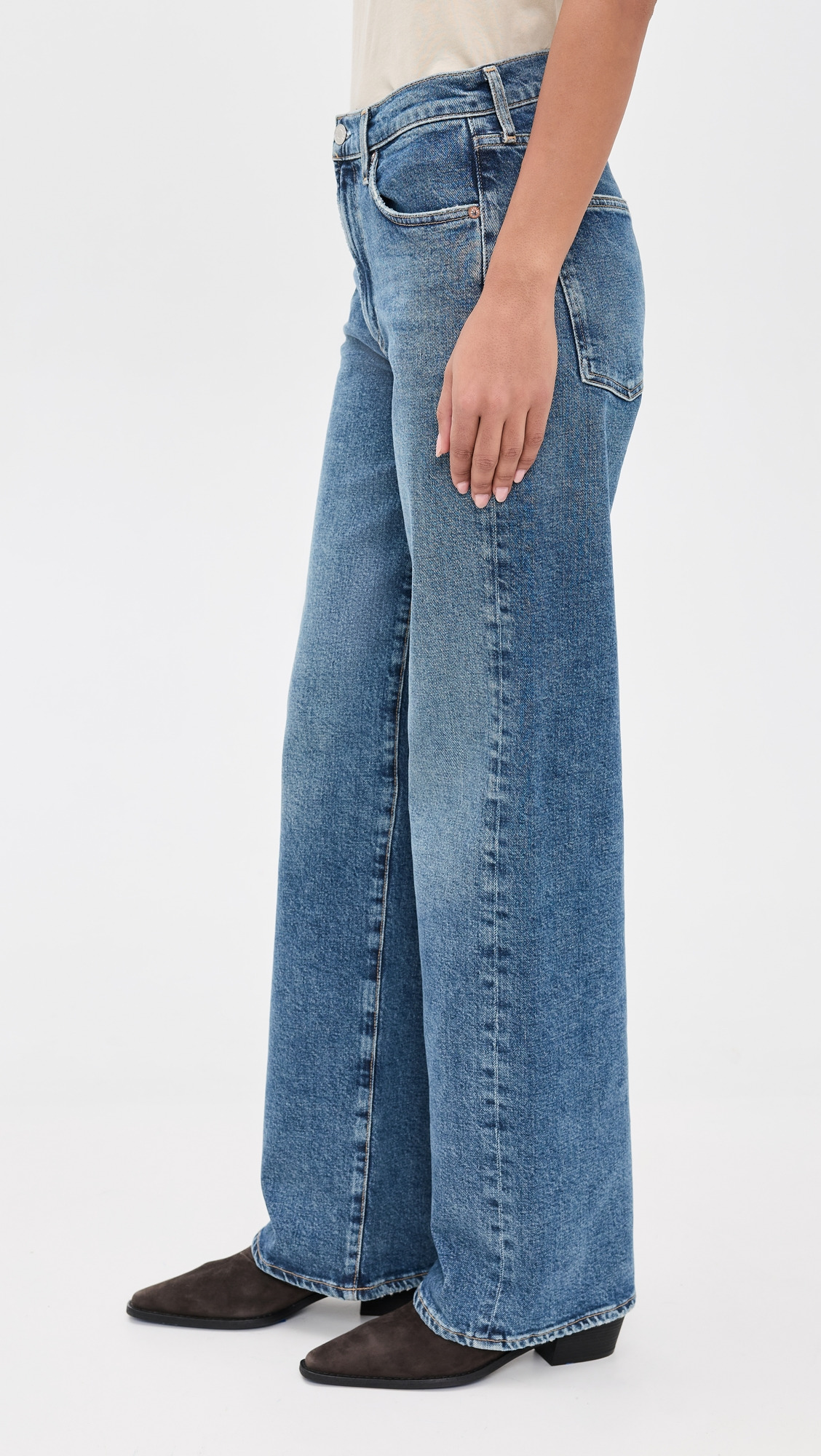 Harper Jean: Mid Rise Relaxed Straight - 3
