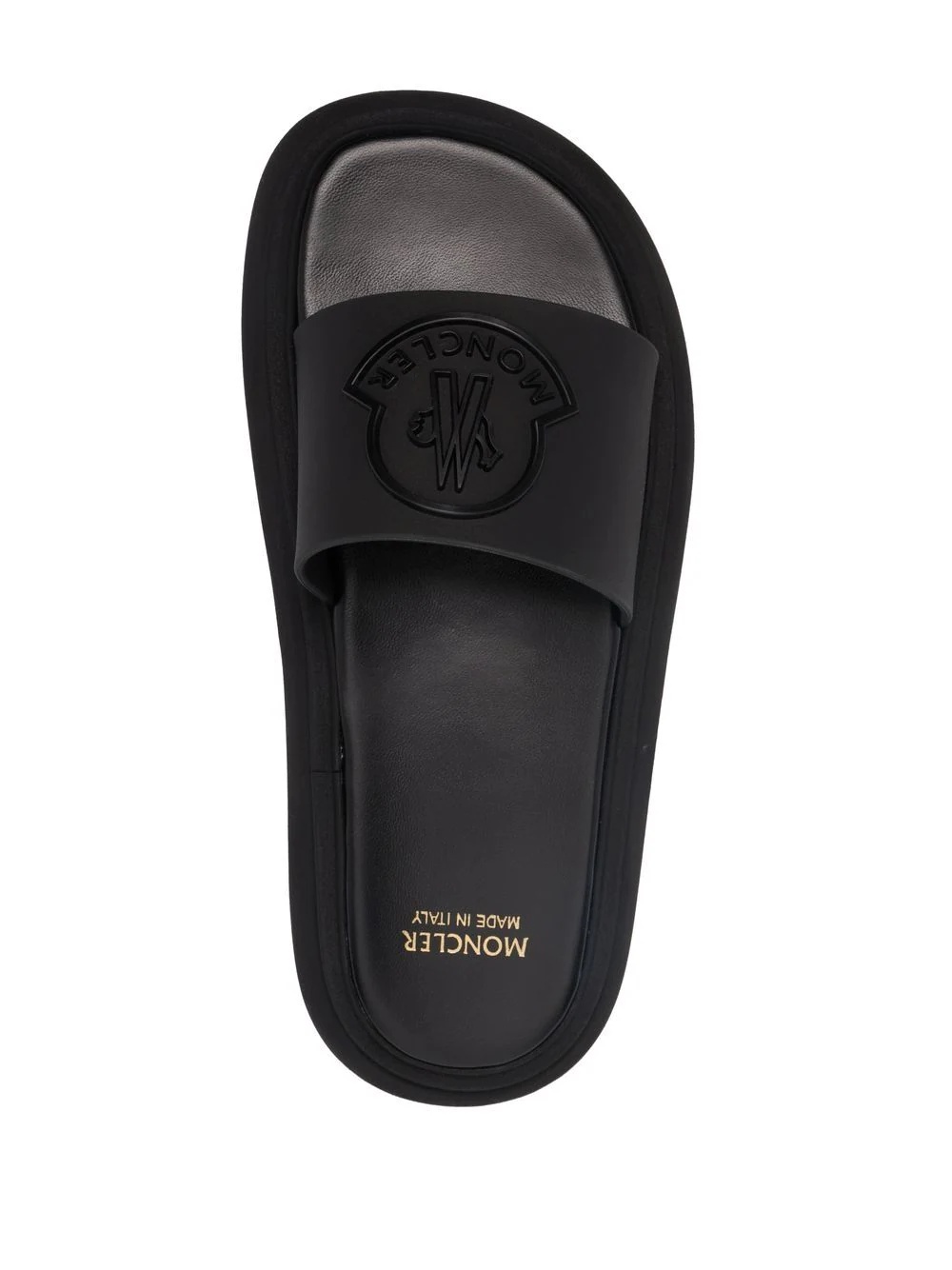 Jeanne logo-embossed slides - 4