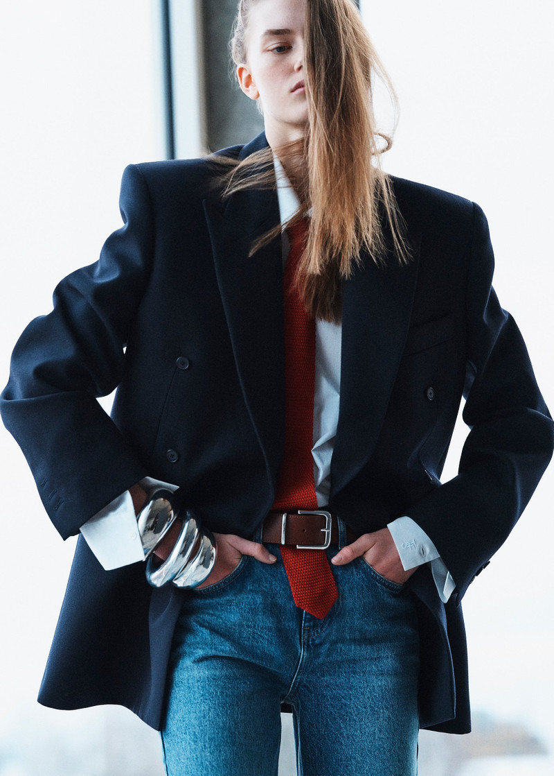 Monterey Structured Blazer - Dark Navy 8