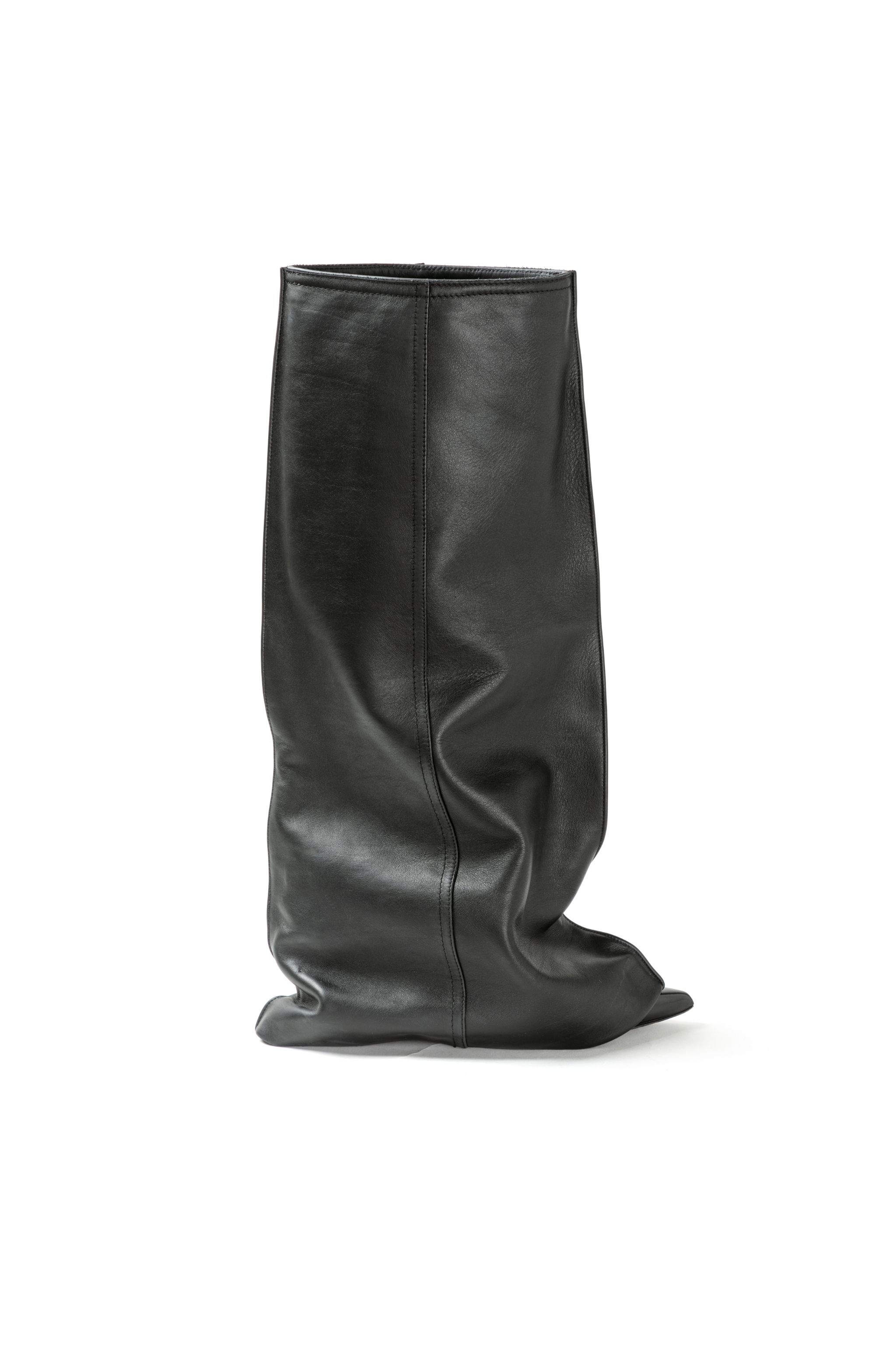 Leather Pants Medium Boots - 2