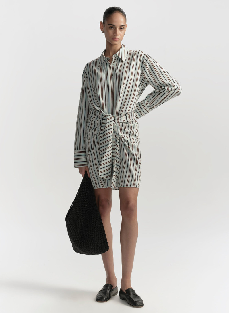 A.L.C. Mia Striped Mini Shirtdress outlook