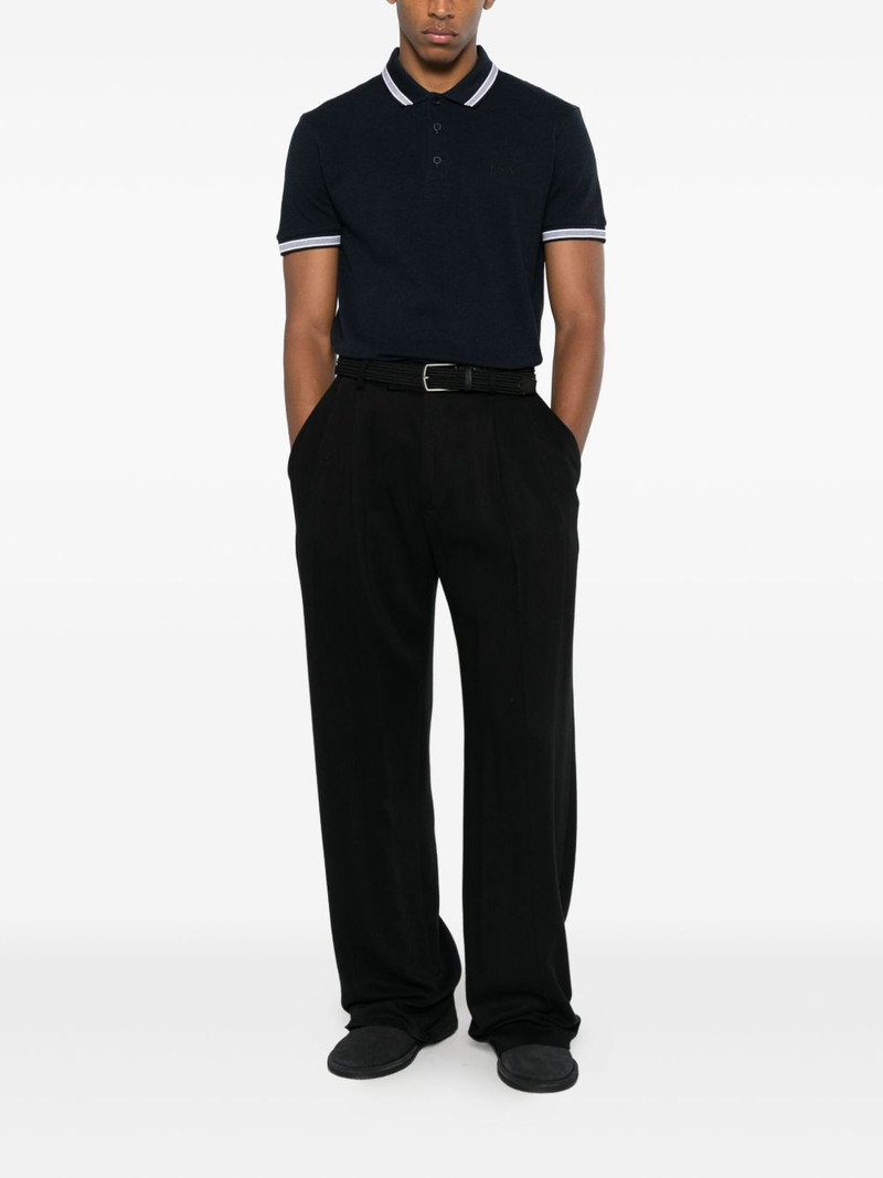 BOSS trimmed polo shirt outlook