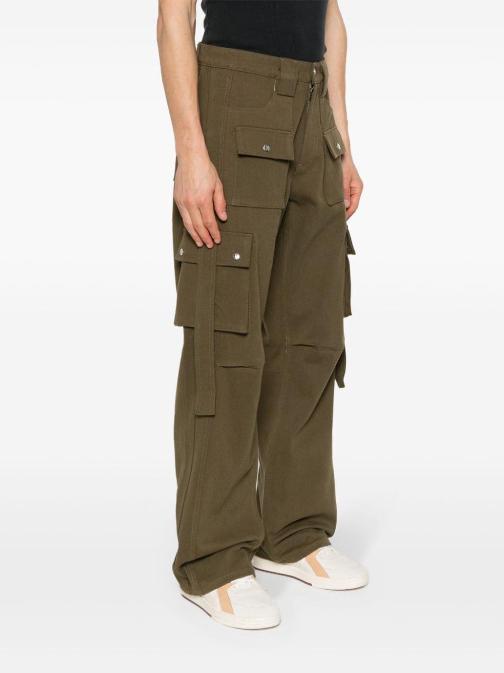 straight-leg cargo pants - 3