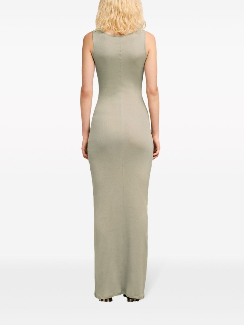 ribbed cotton maxi dress 4