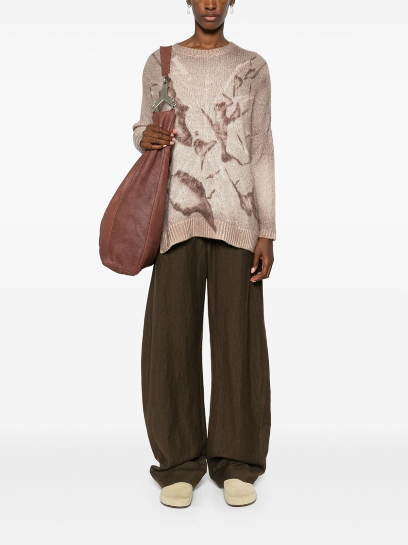 Avant Toi spray-paint effect sweater outlook