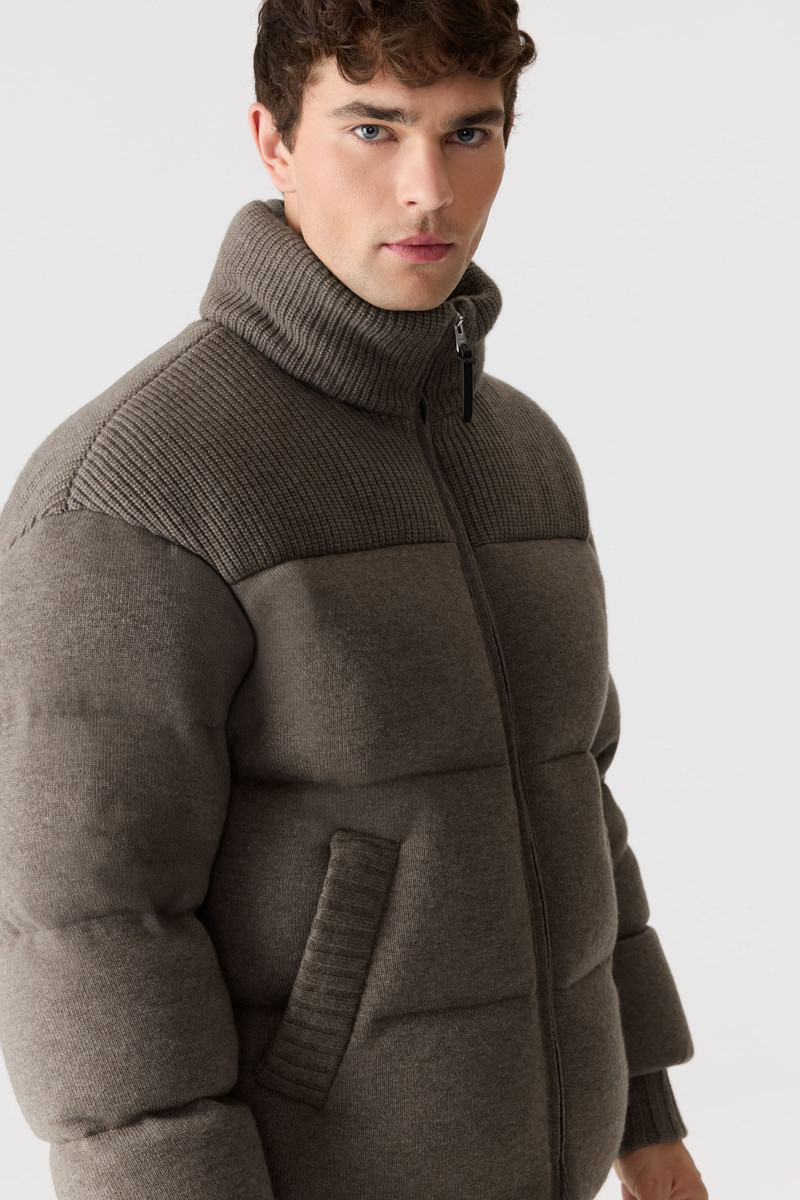 GRIFFEN Cashmere-Blend Down Jacket with Removable Hood 5