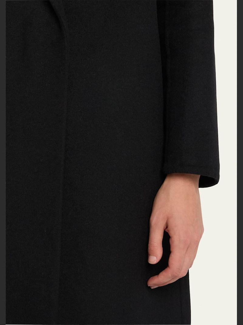 Vince Classic Straight Wool-Blend Coat outlook