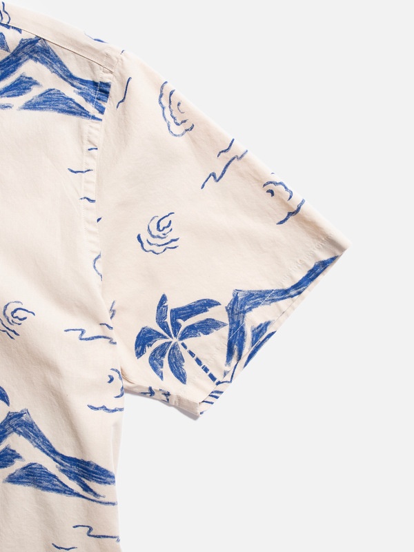 Arvid Waves Hawaii Shirt Ecru - 6