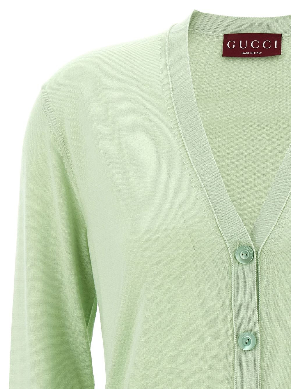 v-neck button cardigan - 3