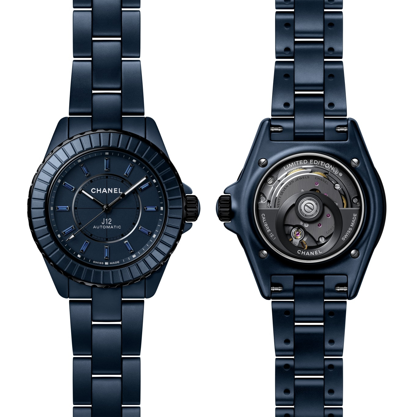 J12 BLEU Watch Caliber 12.1, 38 MM - 3