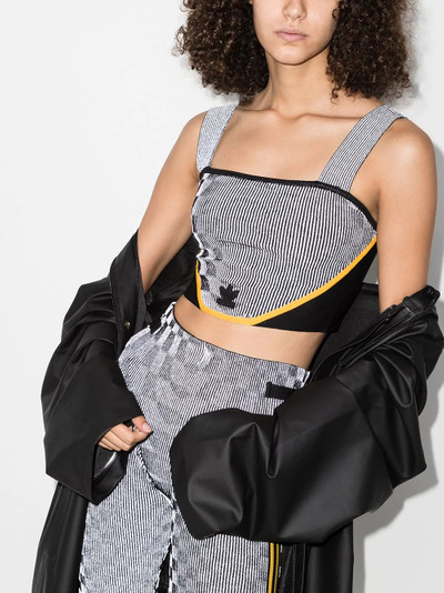 adidas x Paolina Russo reflective corset top outlook