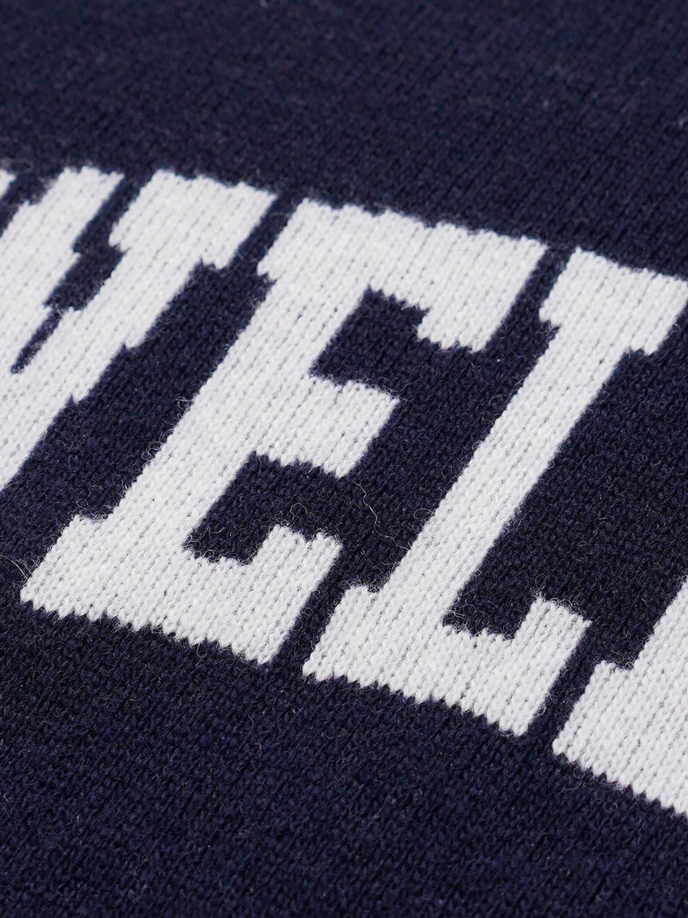 text-print wool jumper - 4