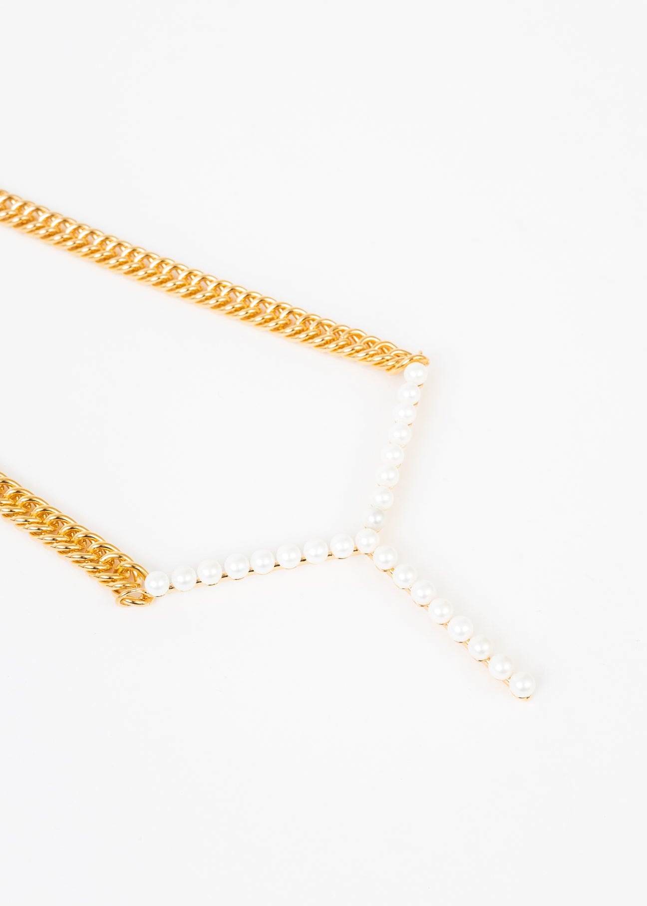 GOLD / PEARL MAXI Y NECKLACE - 1