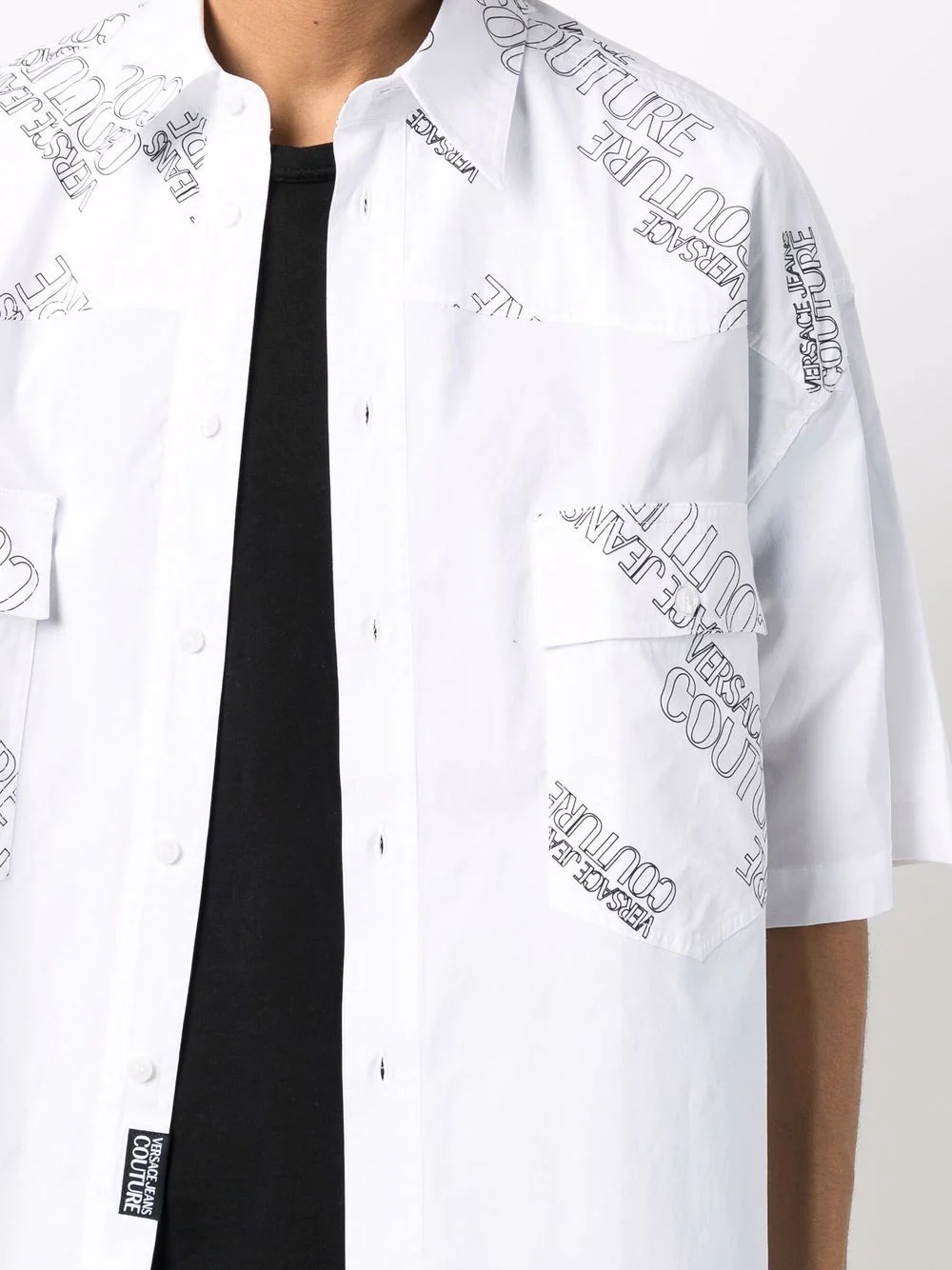 logo-print short-sleeve shirt - 5