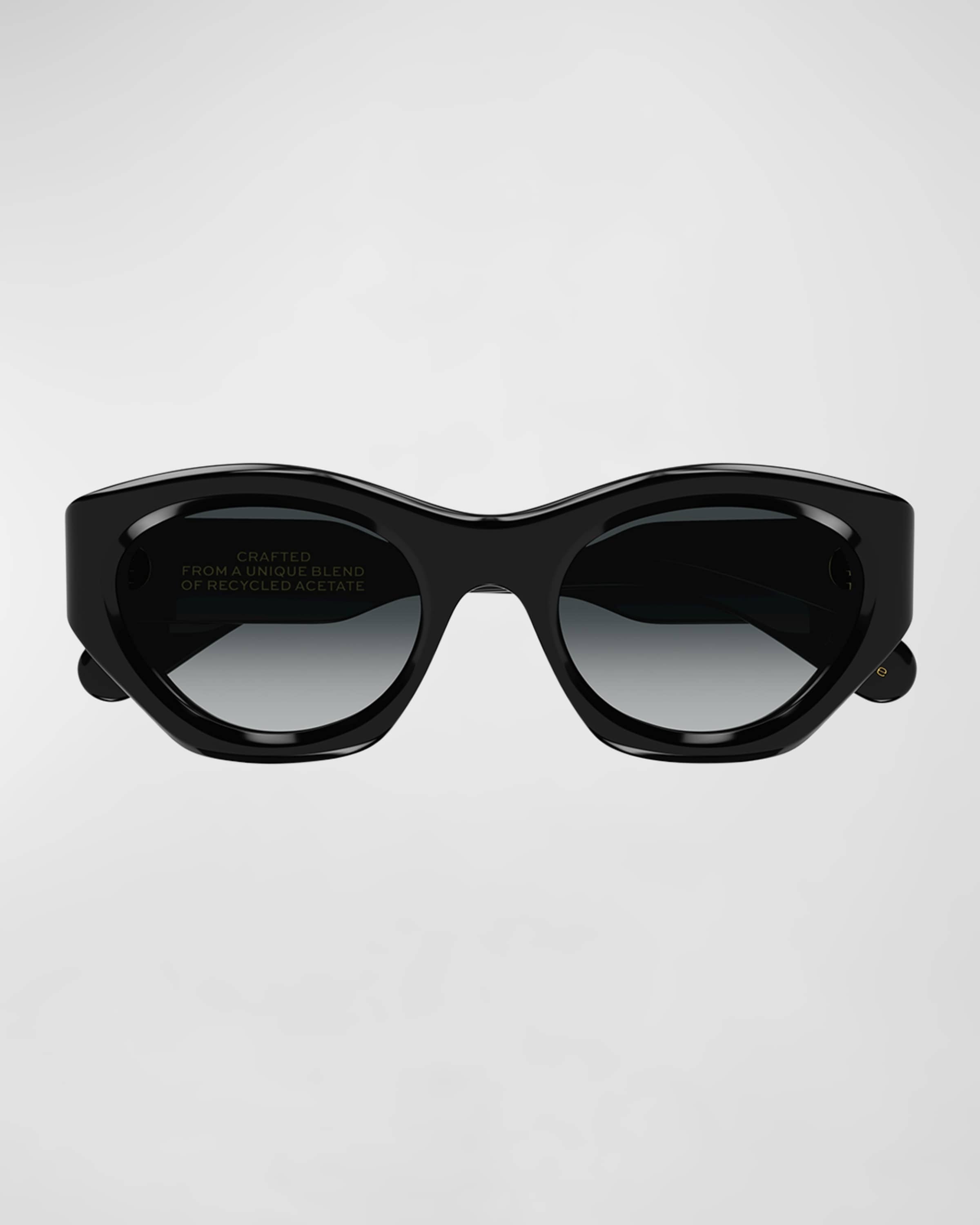 Logo Acetate Cat-Eye Sunglasses - 3