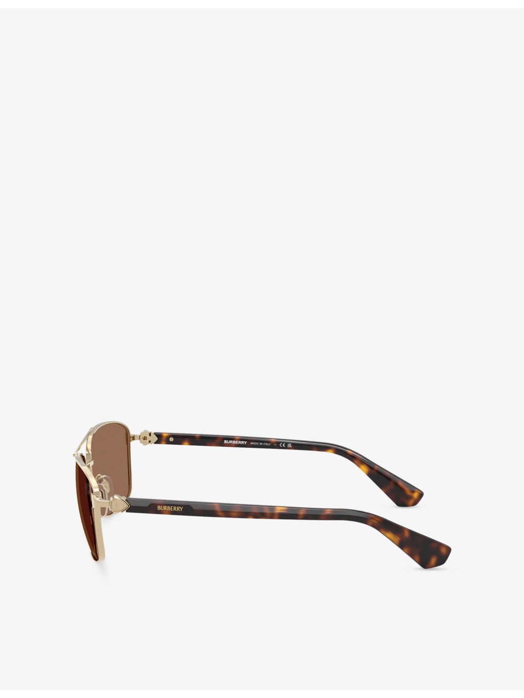BE3163 Pilot-Frame Metal Sunglasses - 3
