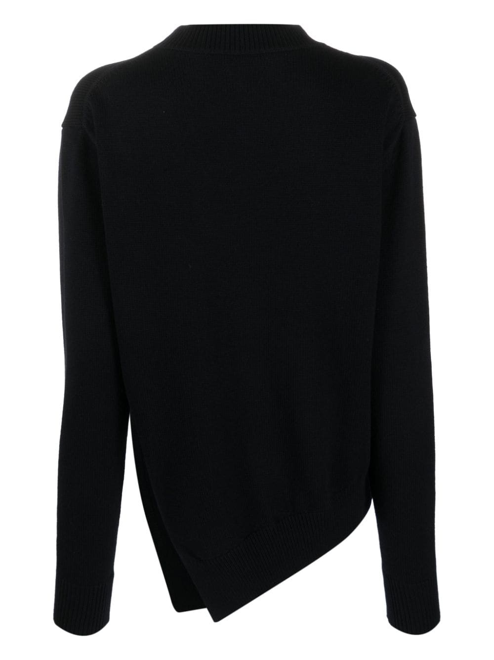 Shiso asymmetric-hem jumper - 2