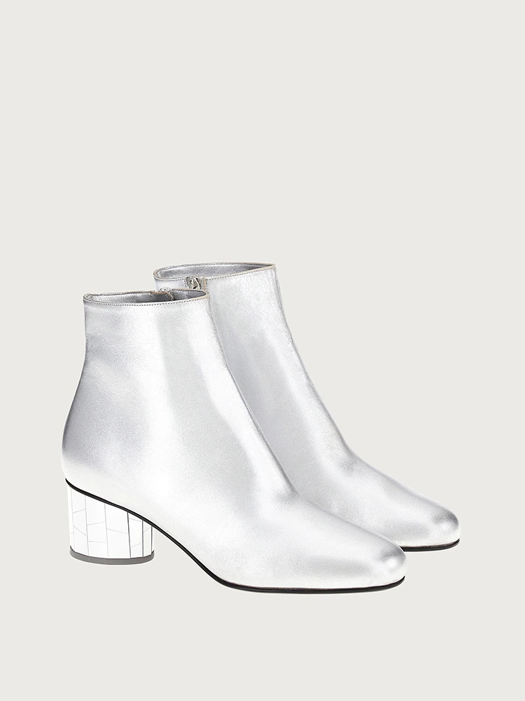 MIRRORED HEEL ANKLE BOOT - 2