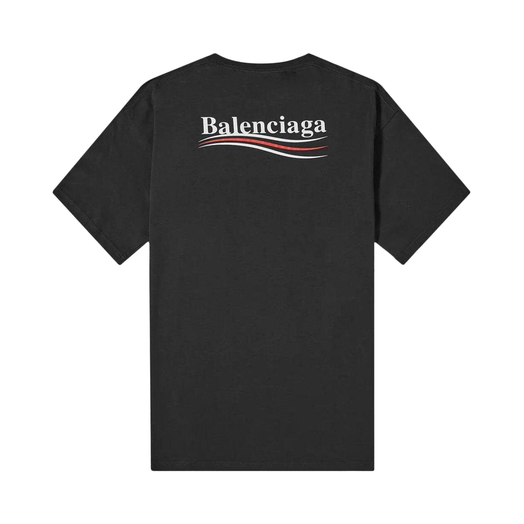 Balenciaga Political Campaign T-Shirt 'Black' - 2