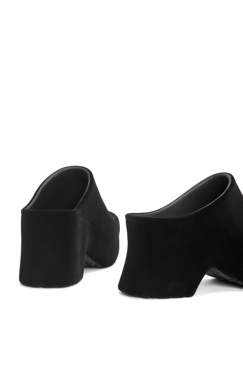 Terra Foam clog in flocked rubber 5