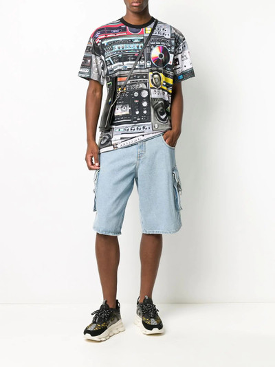 Moschino knee-length denim shorts outlook