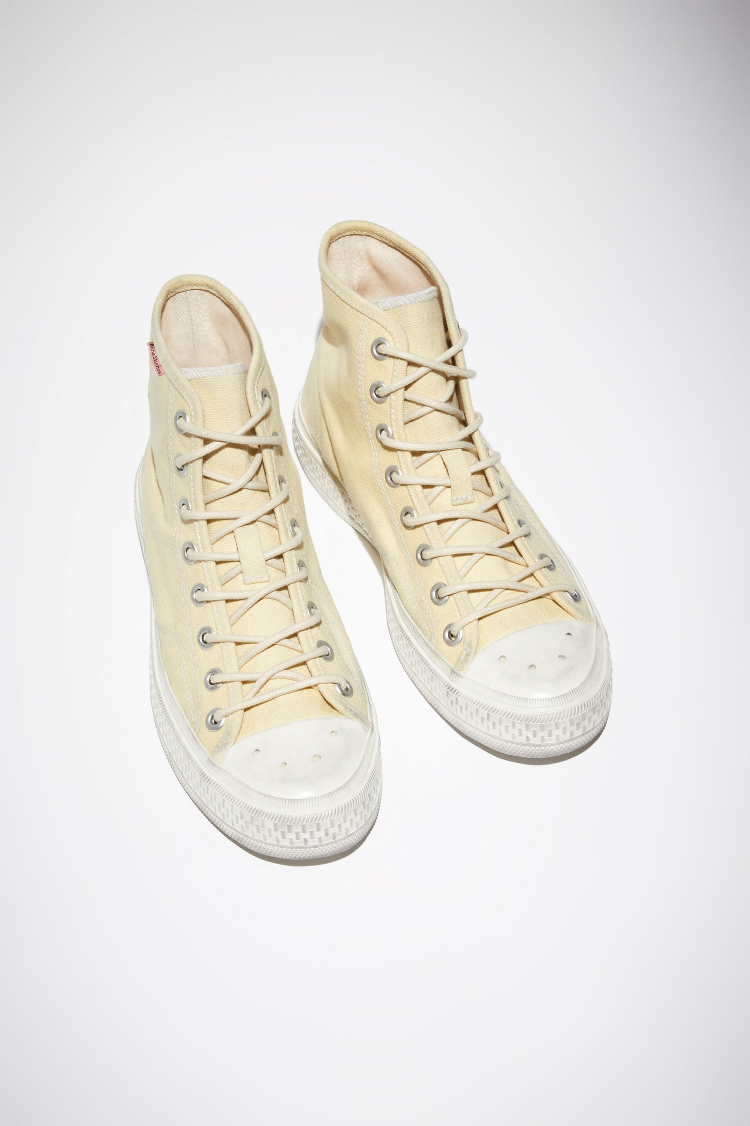 High top sneakers - Pale yellow/off white - 2