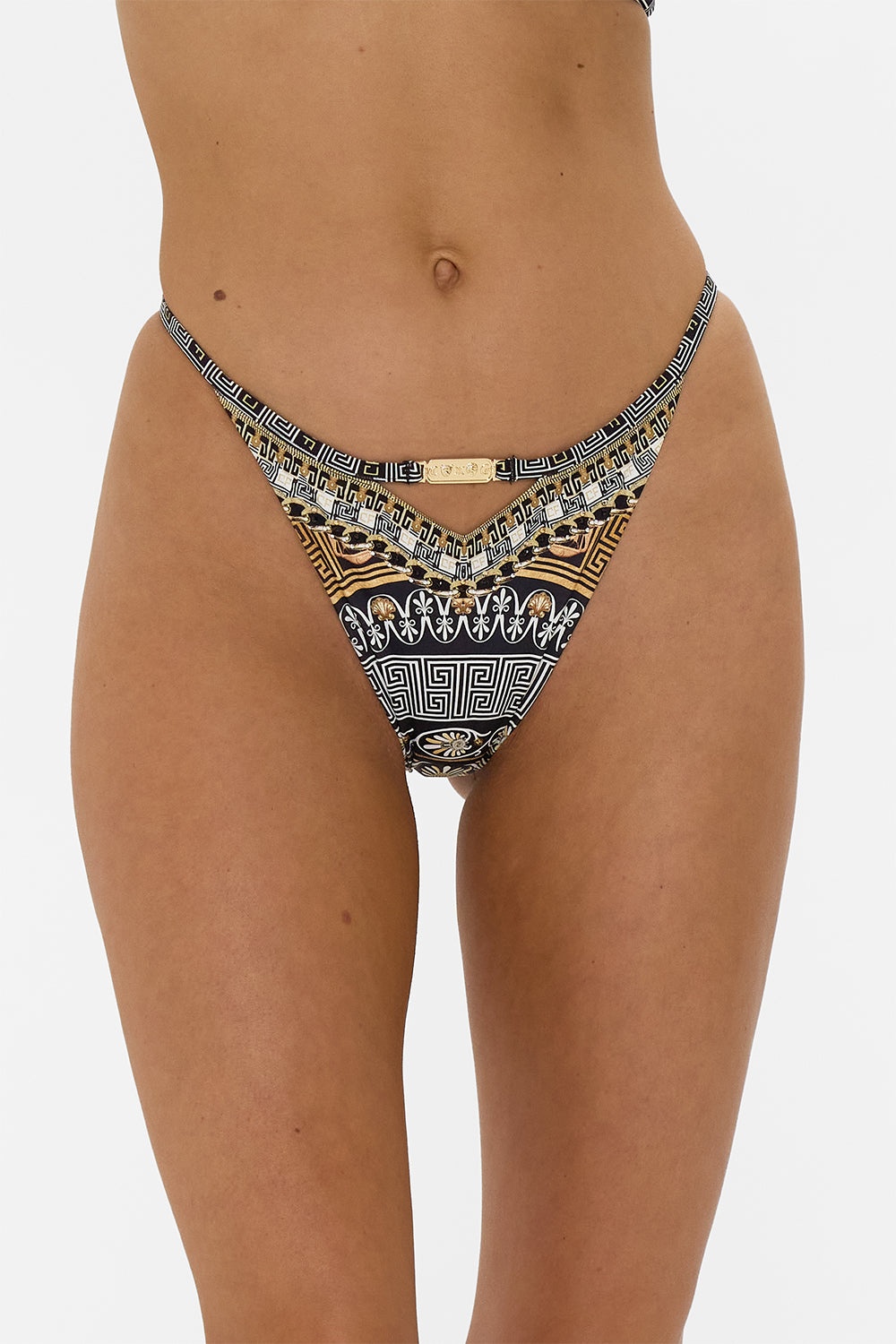 PANT WITH CUT OUT AND TRIM - 5
