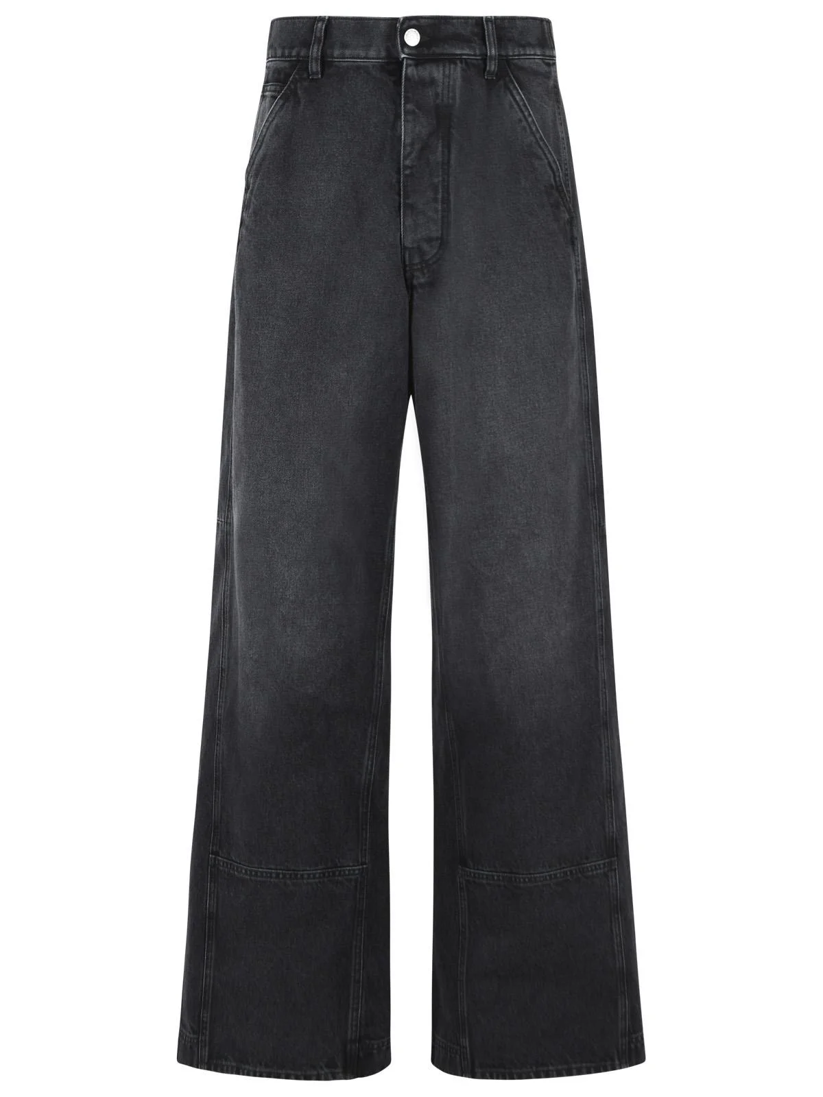 Marni Black Wide Leg Denim Jeans Men - 1