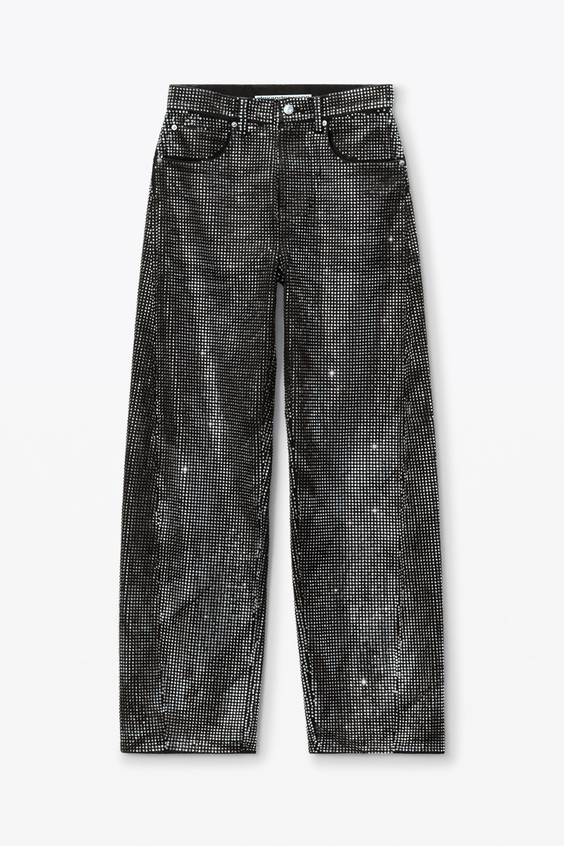 distressed crystal hotfix jeans 1