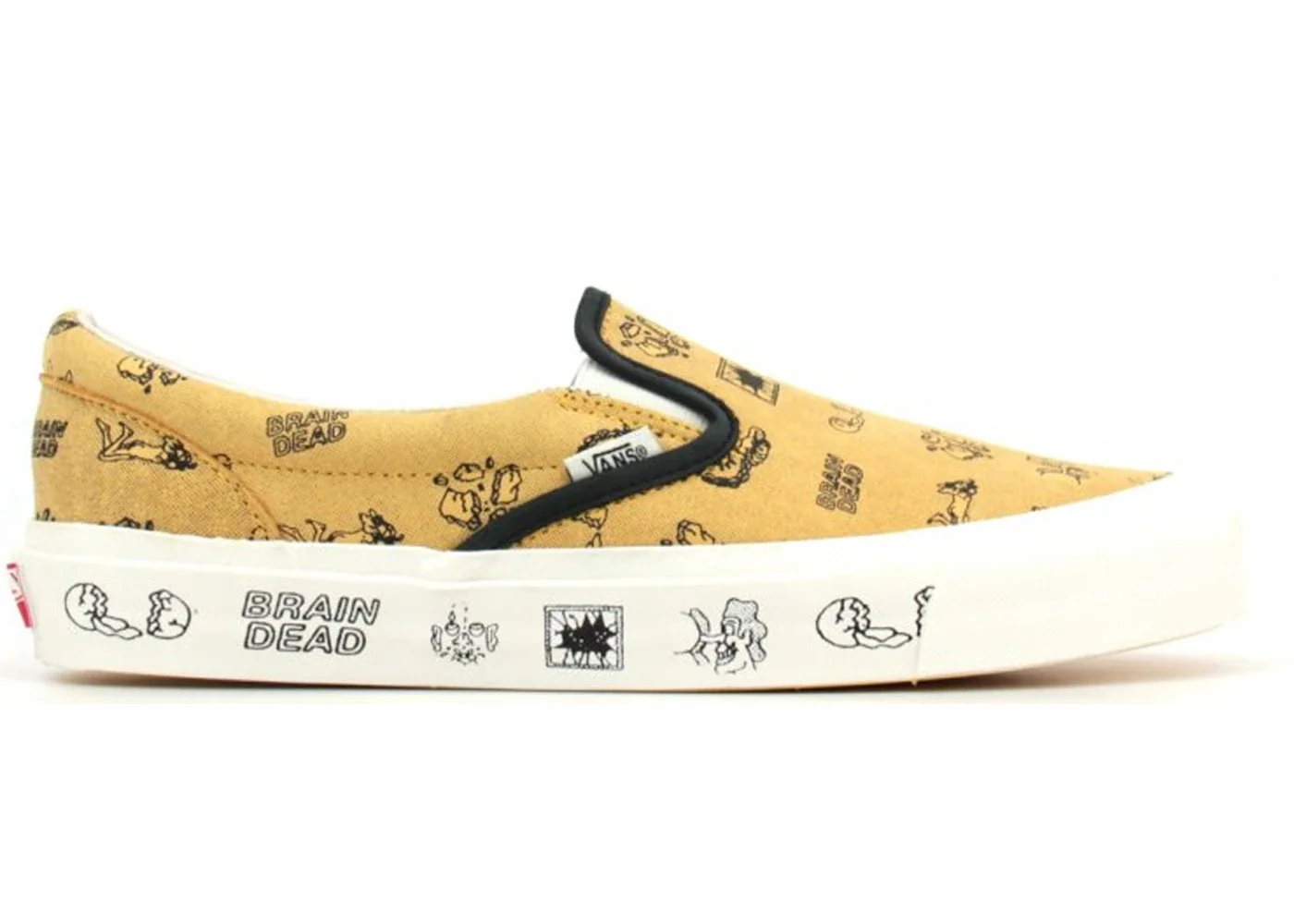 Vans Slip-On Brain Dead Gold - 1