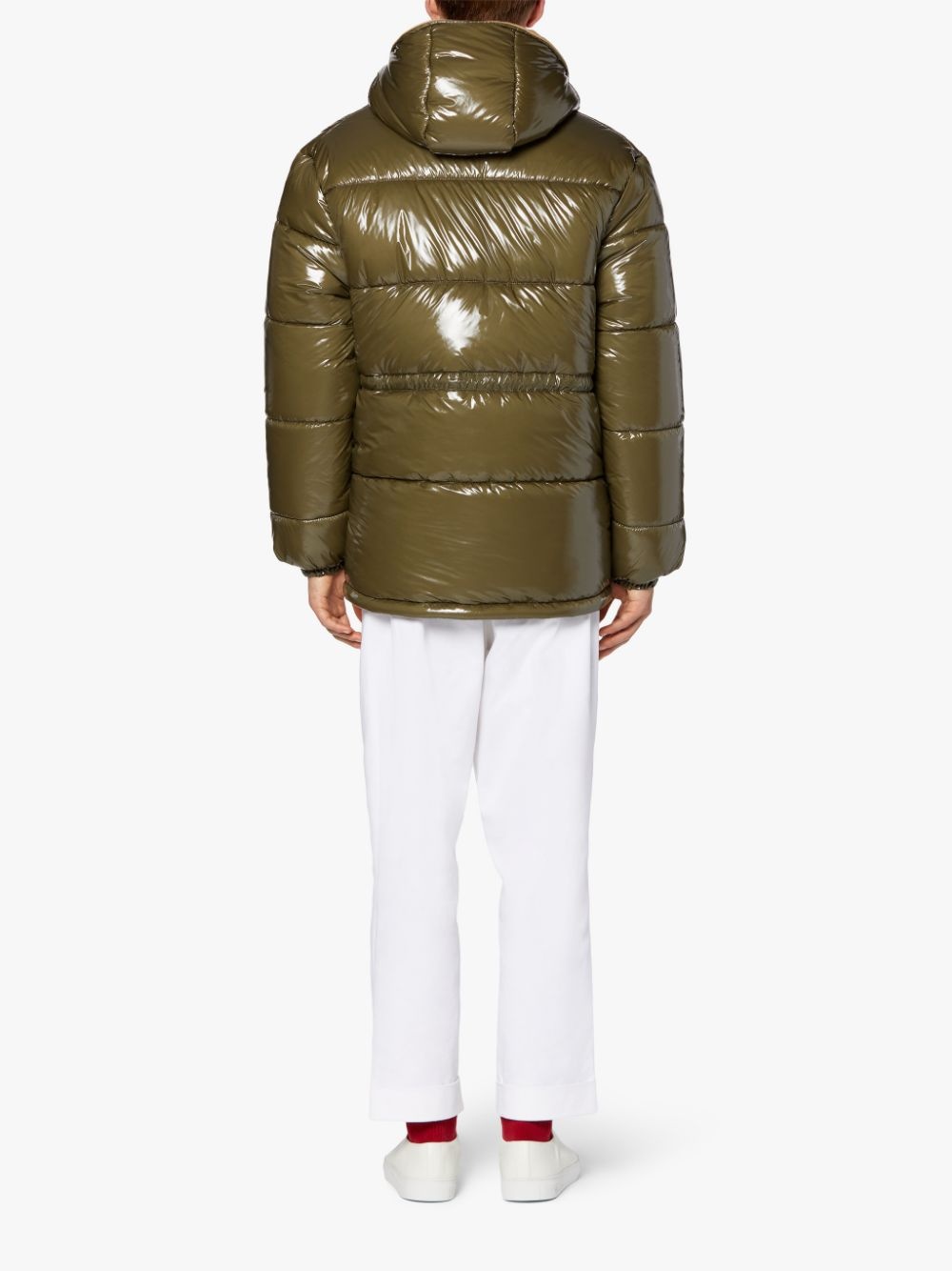 OSAKA KHAKI NYLON PUFFER JACKET | GQF-306 - 3