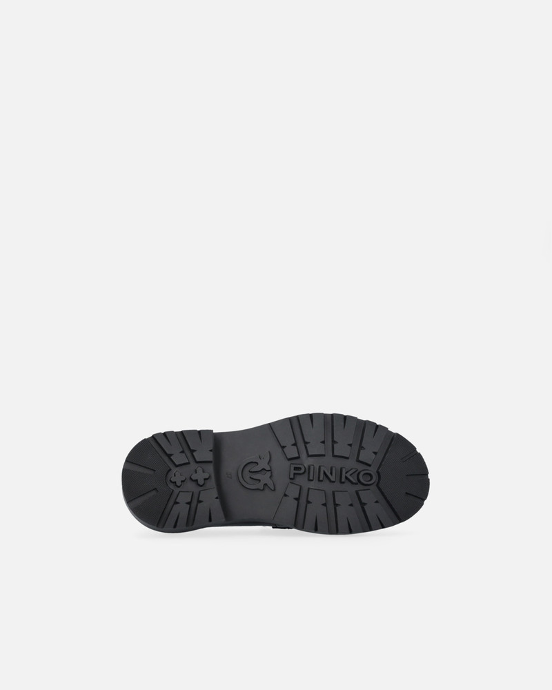 LEATHER MOCCASINS WITH LOVE BIRDS LOGO 7