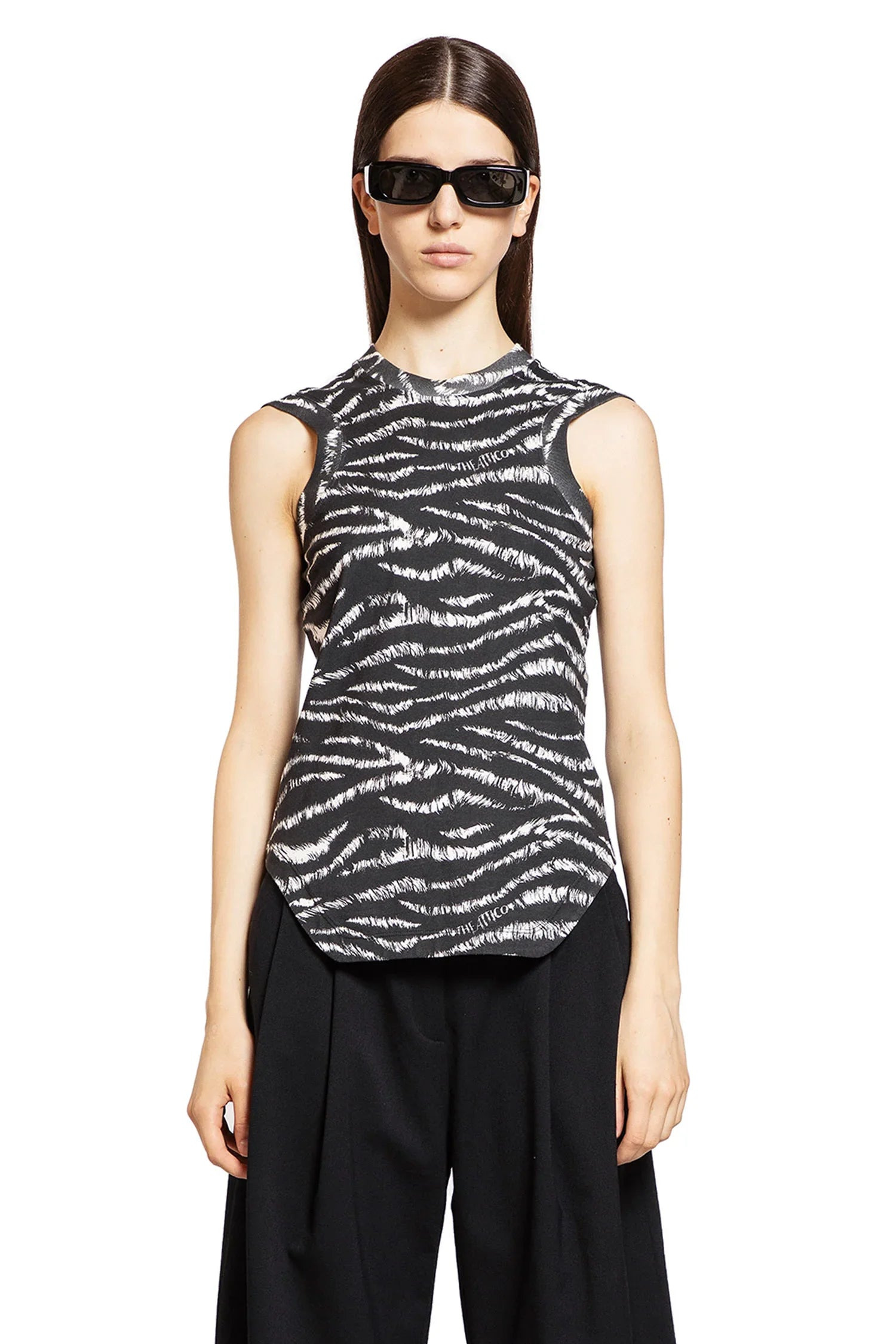 Zebra-Print-Tank-Top - 1
