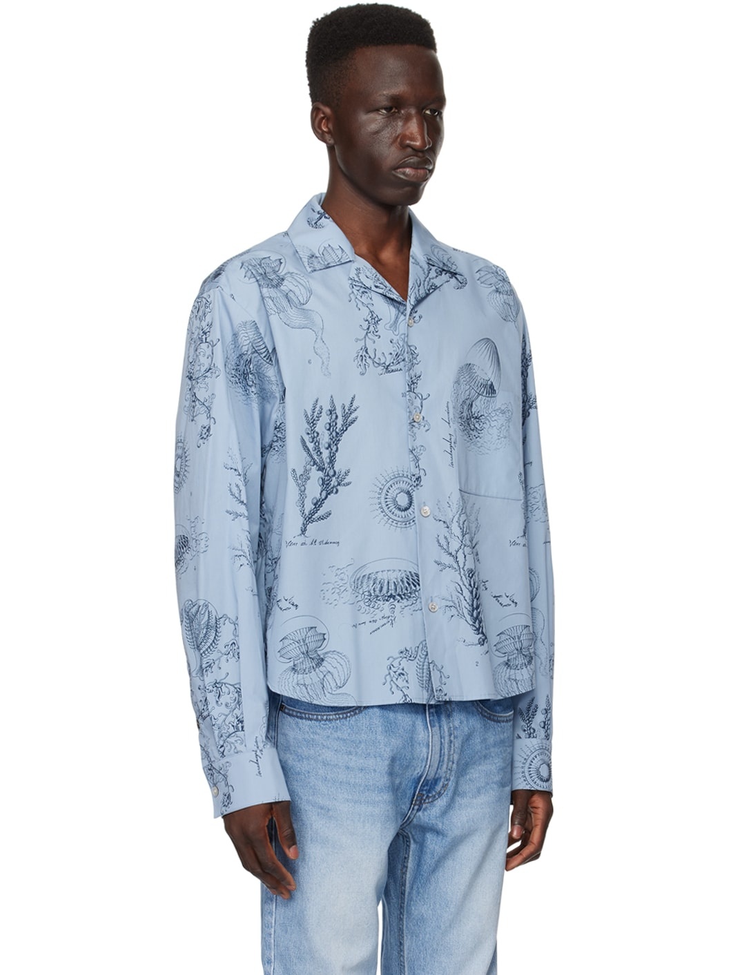 Blue Graphic Shirt - 2