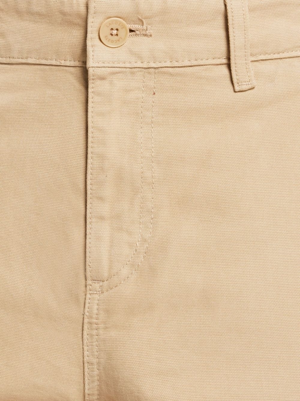 straight-leg canvas trousers - 5