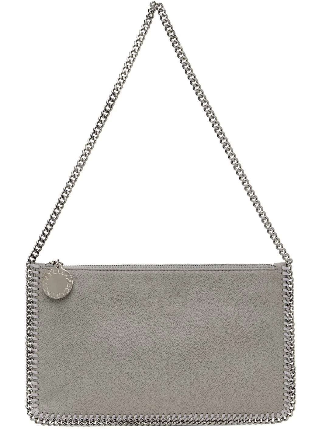 Gray Falabella Pochette Shoulder Bag - 1
