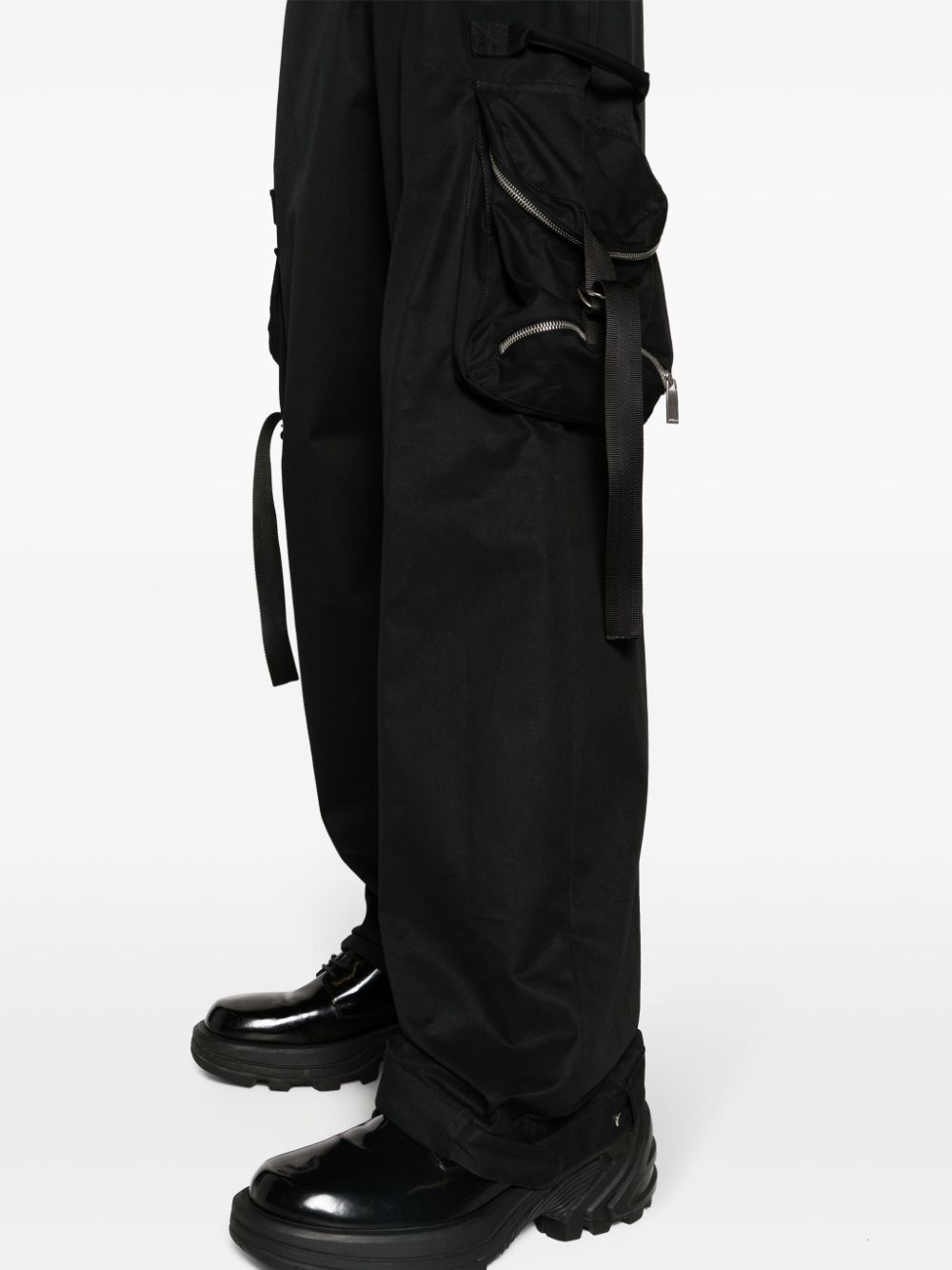 straight-leg cargo trousers - 5