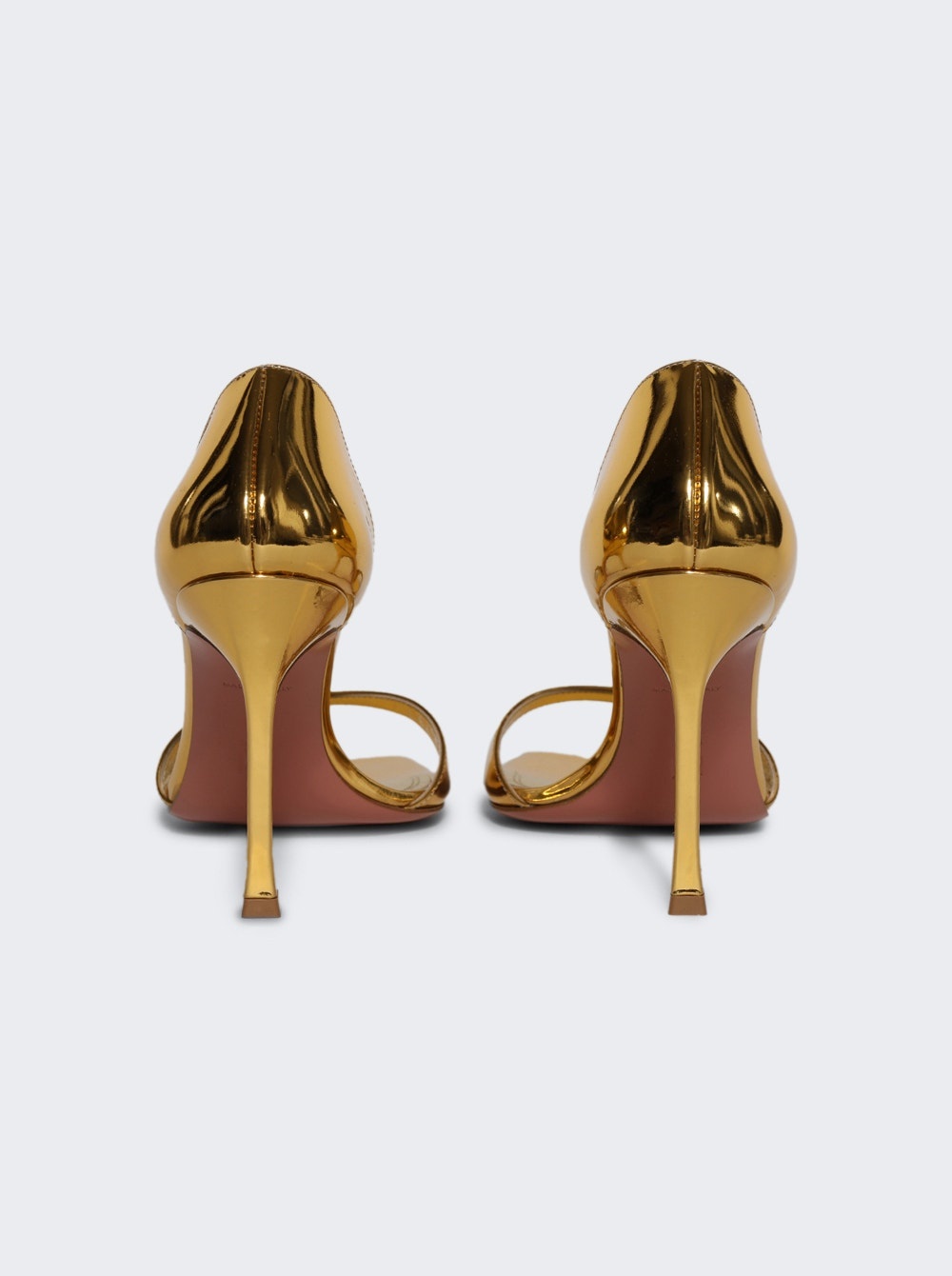 Agnese Sandal Gold Mirror Leather - 4