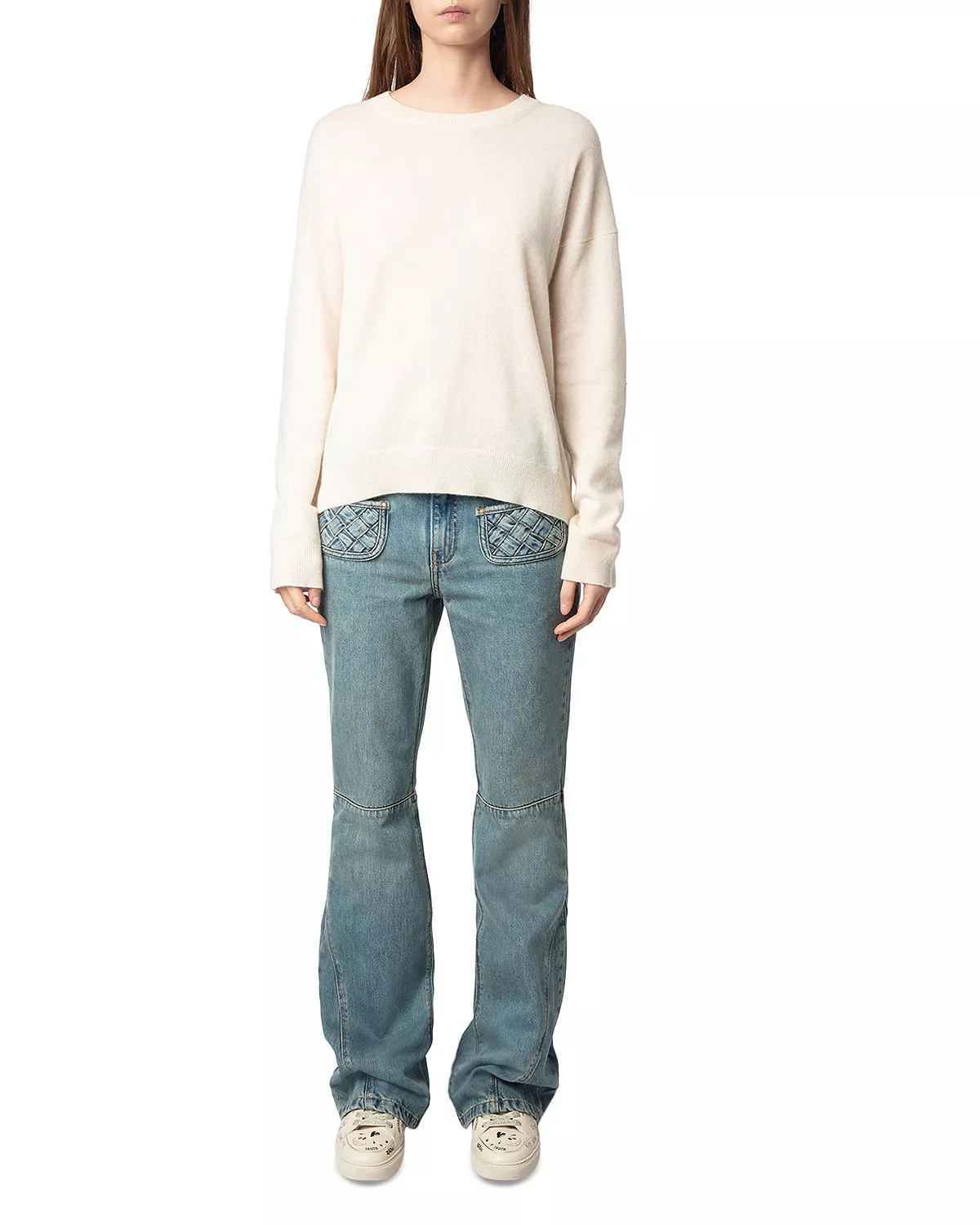 Cici Star Patch Cashmere Sweater - 2