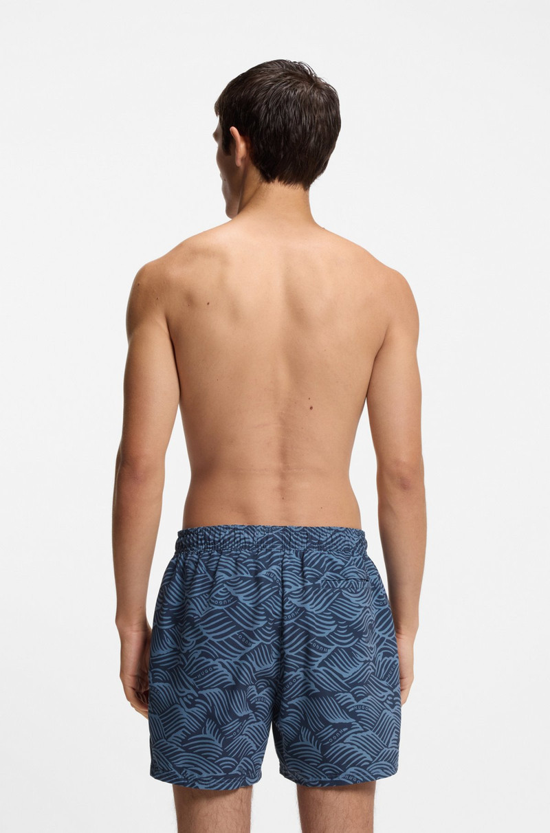 HUGO SWIM SHORTS WITH LOGO ARTWORK outlook