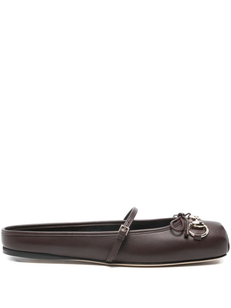 horsebit strap ballet flats 1