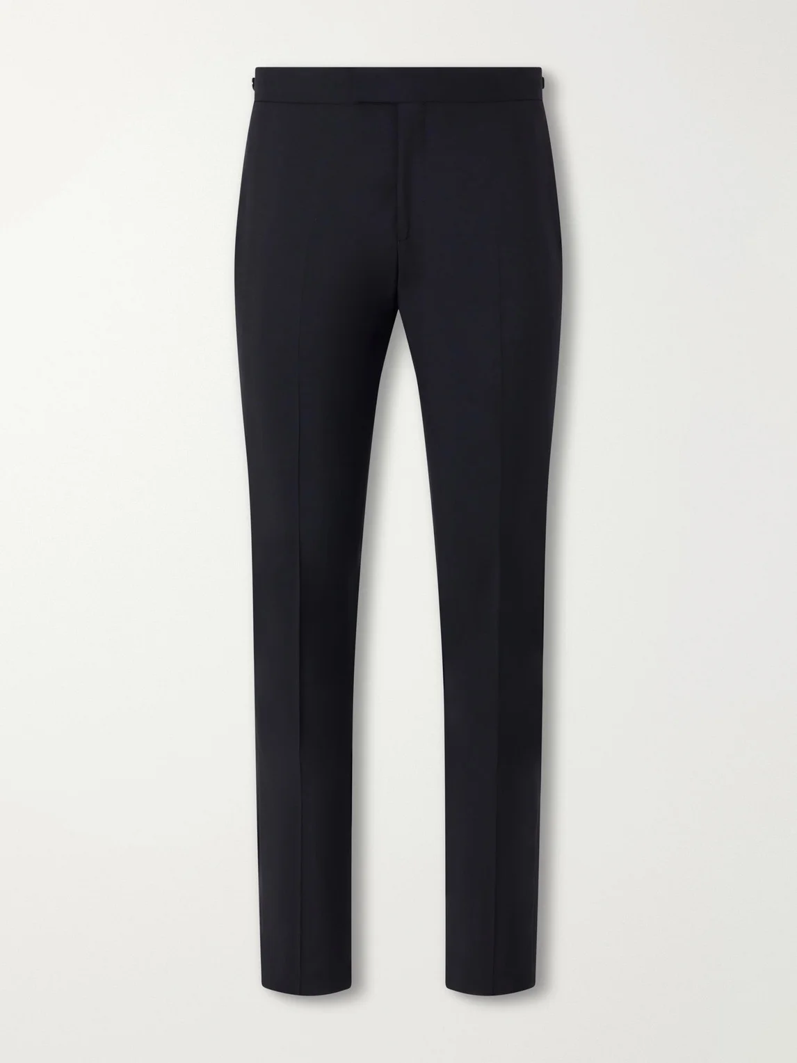Straight-Leg Satin-Trimmed Wool and Mohair-Blend Tuxedo Trousers - 1