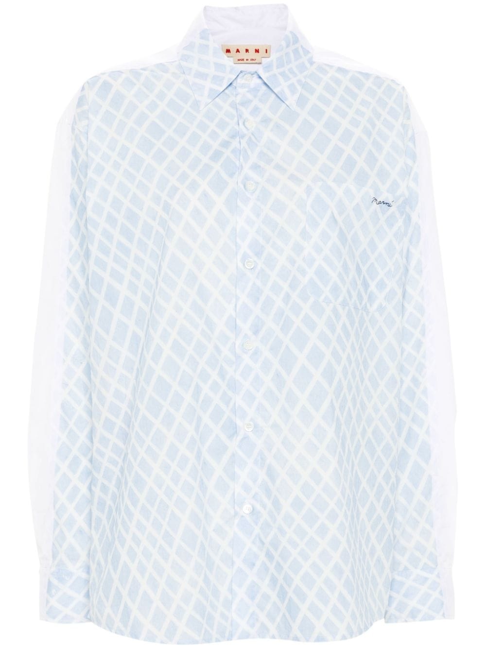 Landscapes poplin shirt - 1