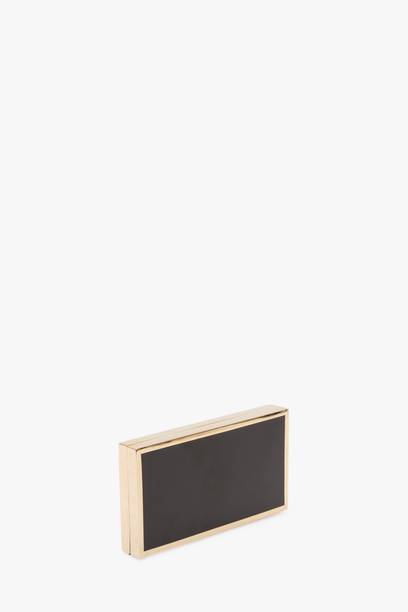 Enamel Minaudière In Black 2