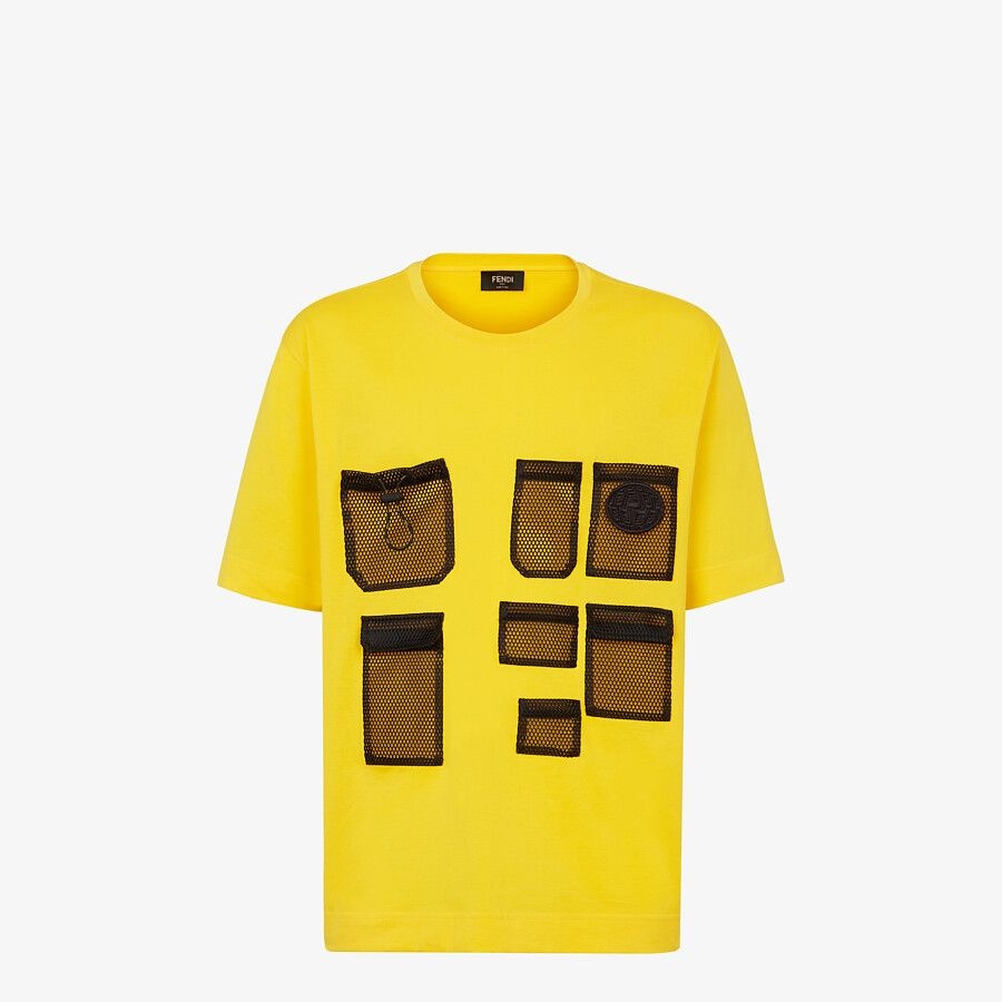 Yellow cotton T-shirt - 1