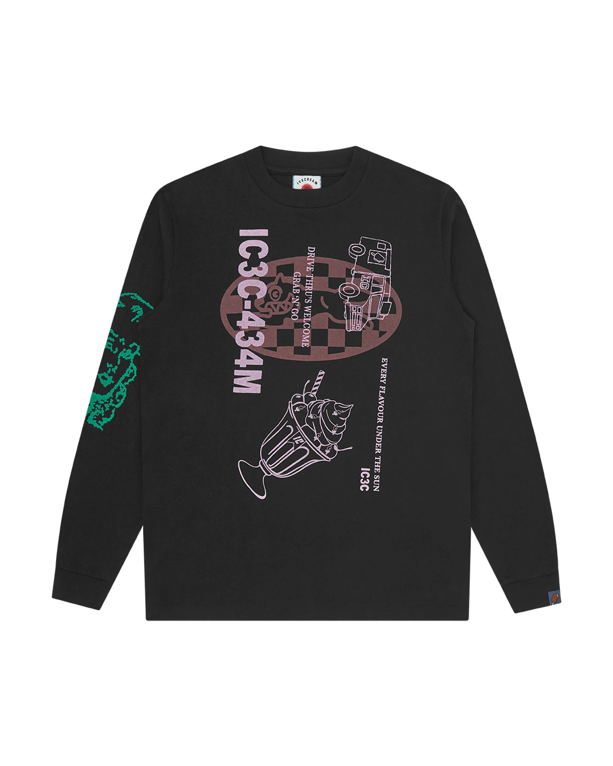 MULTI GRAPHIC LS T-SHIRT - 1