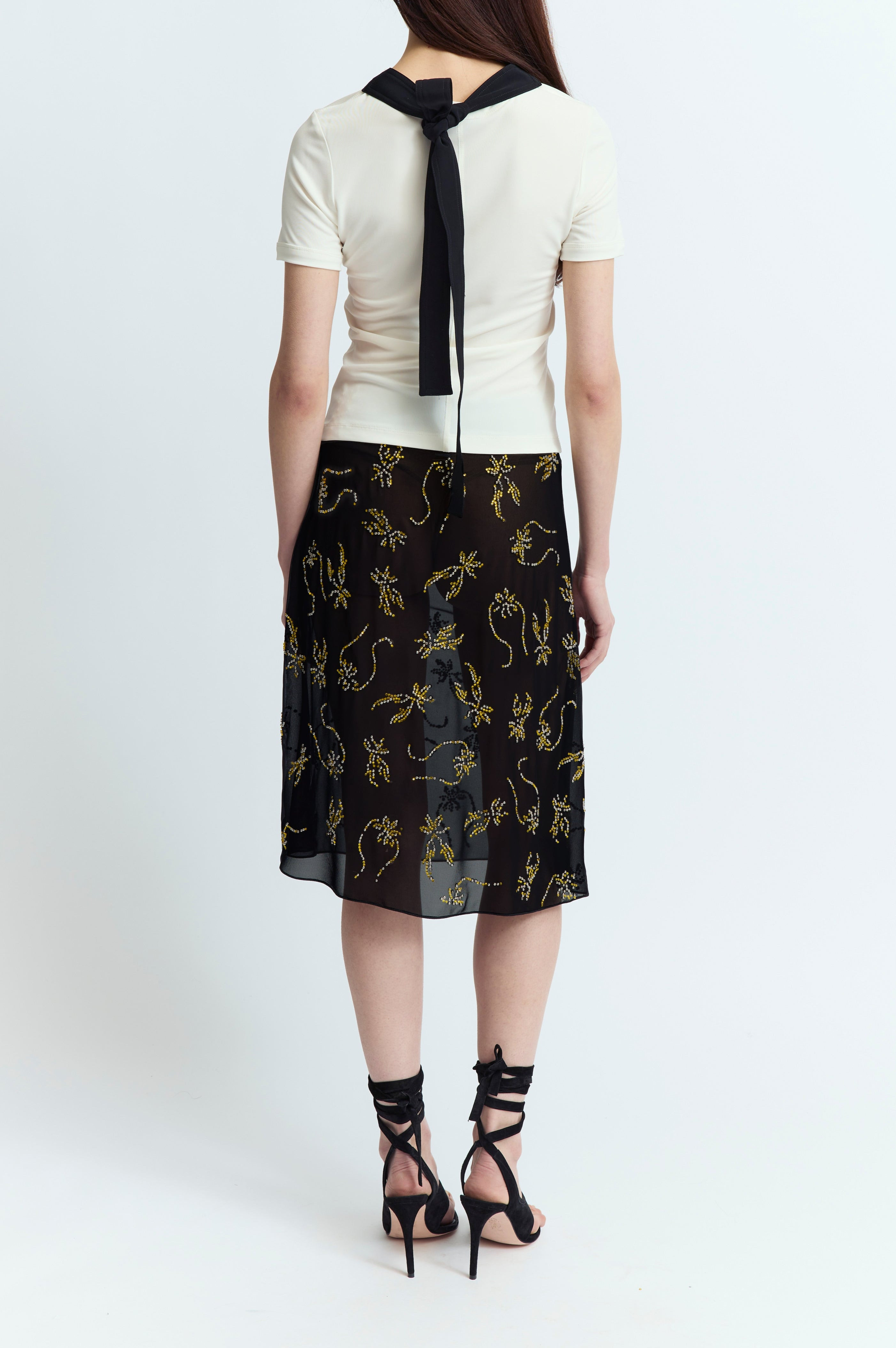 DAFNE SKIRT IN CHIFFON - 4